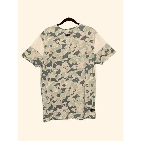 Nena & Pasadena green camo short sleeves T-shirt size Large - Picture 2 of 8